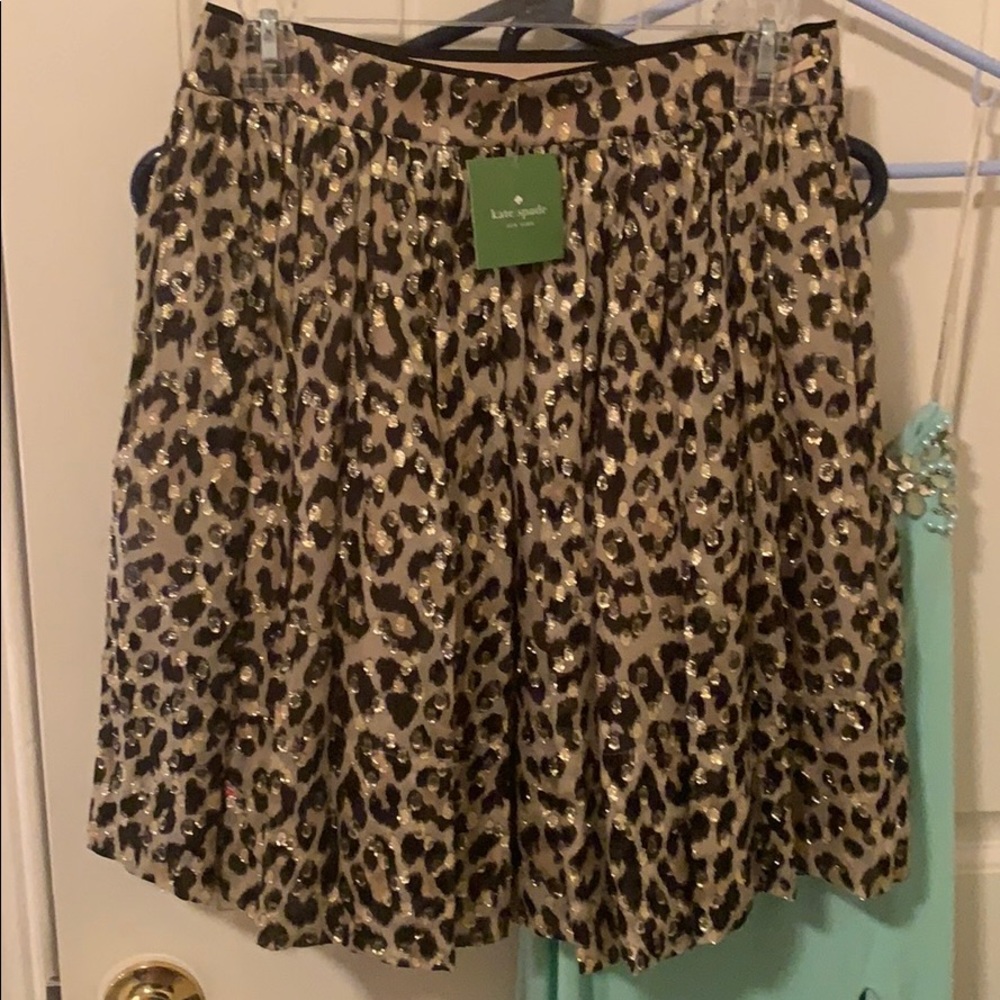 Kate Spade Animal Print Skirt